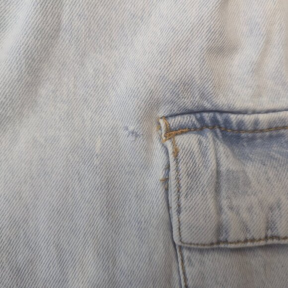 We Wore What Size 26 Wide Legged Utility Jeans - Picture 6 of 15
